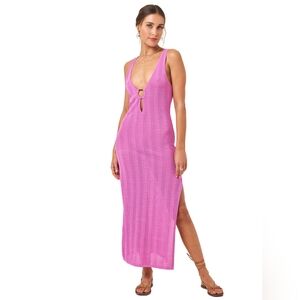 L*Space Vibrant Pink Maxi Dress